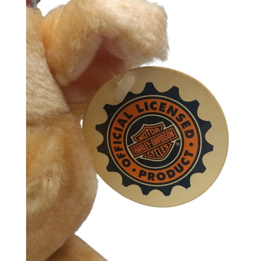 VTG Harley Davidson 1998 Pig Biker Hog Stuffed Animal ‎ 10